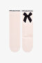 Girl's Marsmelov Preppy Sweetie Bow Patterned Cotton Trouser Socks - 2