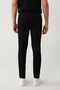 Men's Black Rinse Washed Stretch Cotton Berlin Slim Fit Jean Pants A41Y3513 - 5