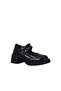 26100976R Patent Leather Thick Heeled Women's Shoes Black Mary Jane - 2
