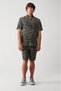 Men's Mink Viscose Patterned Short Sleeve Shirt A31Y2199 - 7