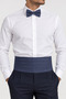 Men's Navy Blue Tuxedo Belt 444GKC047