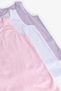 Kız Çocuk Pembe Basic 3'lü Atlet - 5