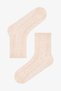 5 Pairs of Cotton Ruffled Self-Patterned Booties Socks - 4