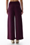 Burgundy High Waist Wide Leg Trousers - 3