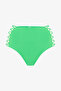 Green High Fashion High Waist Bikini Bottom - 6