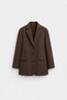 Brown Gina Stamped Long Jacket - 4