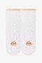 3 Pairs of Cotton Medium Length Socks with Tiny Polka Dots and Animal Patterns - 3