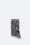 Men's Anthracite Cotton Patterned Socks A42Y8523