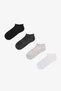 Boy's Simple Colors 4-Pack Booties Socks