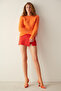 Fashion Orange Fishnet Pantyhose - 2