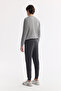 Men's Anthracite Waist Lace-Up Soft Touch Sweatpants A51Y3422 - 3
