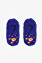 Cobalt Blue Boy's Space Planet Embroidered Non-Slip Sole Home Shoes