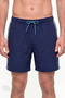 Men's Blue Retro Tennis Swim Shorts