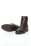 Genuine Leather Rubber Sole Zippered Women's Boots - B265969 - 6