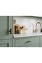 Esin Black Gold Button Handle Luxury Country Kitchen Furniture Cabinet Drawer Handle - 2