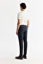 Men's Anthracite Classic Waist Vintage Washed Elastane Berlin Slim Fit Jean Trousers A42Y3531 - 4