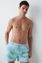 Colorful Flamingo Men's Swim Shorts - 2