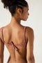 Aurora Stripe Patterned Strapless Underwire Bikini Top - 5