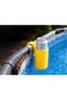 3D Printed Pool Cup Holder - Drink Holder Attached to Pipe - Yellow