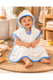 100% Cotton & Hooded Pareo Baby Bathrobe - Soft & Water-Absorbent Baby Towel - Gift - 4