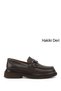 Men's Brown Antique Genuine Leather Loafer Shoes