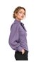 Vs-1005 Island Lilac Tie-Collar Balloon Sleeve Blouse - 3