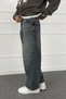 Antique Washed Super Baggy Loose Fit Jeans |   Stk2122-Jean - 2