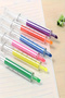 6 Pieces Syringe Highlighter Marker Pen - 3