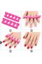 5Pcs Sponge Finger Separator - Nail Polish Painting, Ornament and Art Pedicure Set - 4