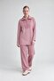Sim Detailed Cashmere Double Set Pink