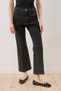 Mid-waist flare leg jeans black - 5