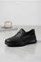 Women's Genuine Leather Flexible Side Strap Metal Detailed Thick Sole Orthopedic Casual Shoes Slip-On Product Description: - 2