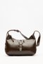 Chunky Buckle Shoulder Bag Brown - 3