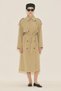 Malia Double Collar Trench Coat Sand - 4