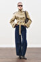 Belted Short Trench Coat Sand - 3