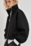 Scuba Jacket with Drawstring Detail