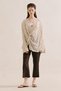 Linen Mixed Knitted Blouse Tiles - 6