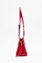 Bag with Striped Detail Burgundy - 5