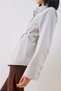 Poplin Shirt with Wide Cuffs Blue - 4