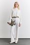 Soft Textured Sweater Ecru