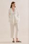 Linen Classic Pants Ecru - 5