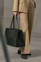 Kabartma Leather City Ç Bag Brown