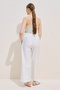 Embroidered Limited Pants Ecru - 9