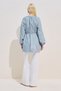 Balon Kol Belted Tunic Blue - 8
