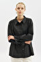 Lenny Shirt with Fleece Detail Black - 5