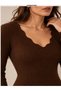 Women's Collar Detailed Knitwear Dress Cty-Cnd-11305 - 4