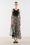 Asymmetric Long Skirt Zebra - 3