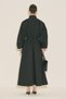 Dress with Wide Sleeves Design Black - 8