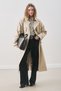 Zurich Oversized Trench Coat Sand - 5