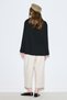 Rustic slit bluse black - 7